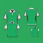 green polo shirt image